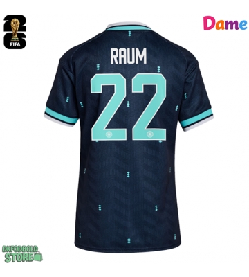 Tyskland David Raum #22 Replika Udebanetrøje Dame VM 2026 Kortærmet